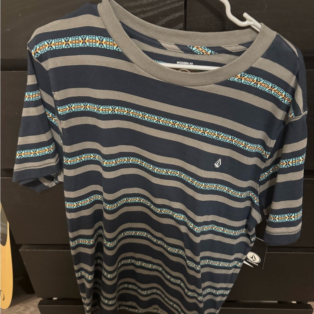 Volcom Navy Seedstone Crew T-Shirt